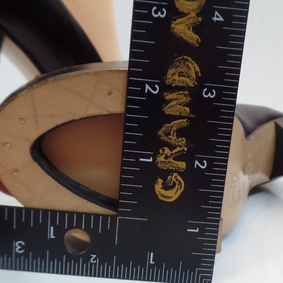 Chloe Brown Open Toe Platform Heels Sz 40 - Picture 12 of 16